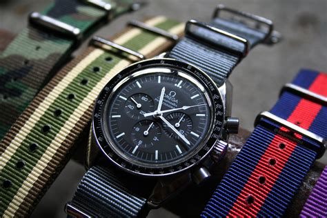 omega speedmaster watch straps|omega speedmaster nato strap.